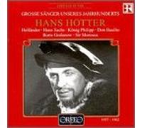 Hotter, Hans - Great Singers of Our Century