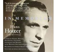 Hotter, Hans - Hans Hotter sings Beethoven,Weber etc (2CD)