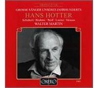 Hotter, Hans - Sings Schubert/Brahms/Wolf/Loe