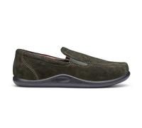 Hotter Men's 'Relax' Slippers in Dark Green | Size: 6 Hotter Dark Green 6