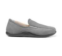Hotter Men's 'Relax' Slippers in Mid Grey | Size: 7 Hotter Mid Grey 7