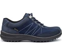 Hotter Mist Gtx 95 E Navy leather Womens Walking Shoes 9915-71 in a Plain Leather in Size 6.5