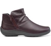 Hotter Women's Wide Fit 'Murmur' Ankle Boots in Wine | Size: 6.5 Hotter Wine 6.5