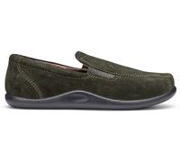 Hotter Men's 'Relax' Slippers in Dark Green | Size: 6 Hotter Dark Green 6
