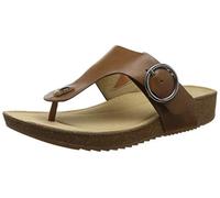 Hotter Resort Extra Wide Flip Flops, Brown (Dark Tan 021), 3 UK
