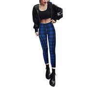 Hotter Shoes for Women Clearance The Deal Gym Clothes for Women Women Elastic Jeans Leggings Thermal Plaid Print Imitation Denim Leggings Tights Hiking Pant Outfits Hip Yoga Crazy Yoga Leggings