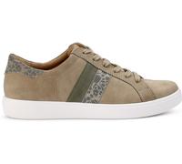 Hotter Women's Wide Fit 'Switched' Trainers in Khaki | Size: 8 Hotter Khaki 8