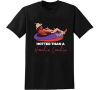 Hotter Than A Hoochie Coochie T-Shirt Alan Jackson Shirt Unisex for Men Tee Graphic Unisex Tee Shirt Black 3XL