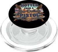 Hotter Than a Two-Dollar Pistol - Bold Country Western PopSockets PopGrip for MagSafe