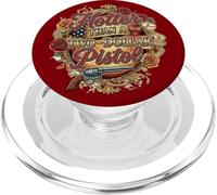 Hotter Than a Two-Dollar Pistol - Bold Country Western PopSockets PopGrip for MagSafe