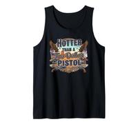 Hotter Than a Two-Dollar Pistol - Bold Country Western Tank Top