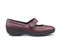 Hotter Wide Fit 'charity' Shoes In Maroon Maroon 4.5