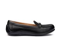Hotter Women's Wide Fit 'Dover' Loafers in Black | Size: 6.5 Hotter Black 6.5