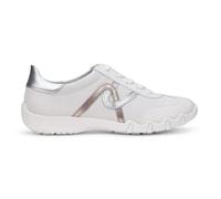 Hotter Wide Fit 'marianne' Leather Trainers In White White