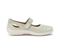 Hotter Wide Fit 'quake Ii' Classic Mary Janes In Pale Green Pale Green