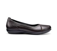 Hotter Wide Fit 'robyn Ii' Ballet Pumps In Chocolate Chocolate 5.5