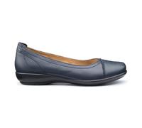 Hotter Wide Fit 'robyn Ii' Ballet Pumps In Navy Navy 7.5