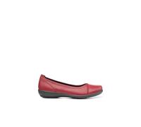 Hotter Wide Fit 'robyn Ii' Ballet Pumps In Red Red 4.5