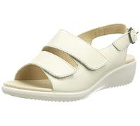 Hotter Women's Easy II Extra Wide Fit Ivory Touch Fastening Open Toe Sandals, 4.5