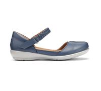 Hotter Extra Wide 'lake' Mary Janes In Mid Blue Mid Blue