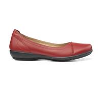 Hotter Women's Extra Wide 'Robyn II' Ballet Pumps in Red | Size: 4.5 Hotter Red 4.5