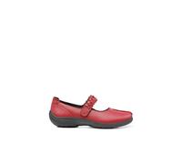 Hotter Women's Extra Wide 'Shake II' Mary Janes in Red | Size: 9 Hotter Red 9