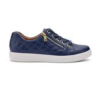 Hotter Women's Extra Wide 'Wonder' Quilted Trainers in Dark Navy | Size: 4 Hotter Dark Navy 4