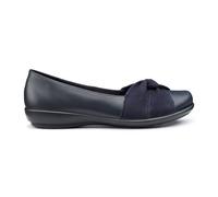 Hotter Women's 'Lark' Ballerinas in Navy | Size: 4 Hotter Navy 4