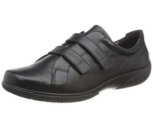 Hotter Womens Leap II Wide Fashion Shoes Black 7