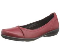 Hotter Womens Robyn II Mary Janes Shoes Red 5.5