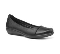 Hotter Womens Robyn II Wide Ballet Flat, Black Le, 5 UK Wide