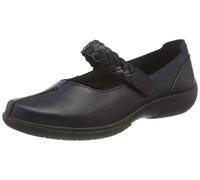 Hotter Women's Shake II Mary Jane Flat, Navy, 4 UK