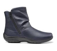 Hotter Whisper Std Fit Navy Leather Womens Ankle Boots 1522-71 in a Plain Leather in Size 4.5