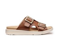 Hotter Women's Wide Fit 'Corsica' Slip-On Mules in Tan | Size: 4.5 Hotter Tan 4.5