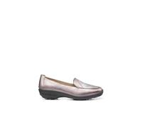Hotter Women's Wide Fit 'Faith II' Loafers in Metallics | Size: 5 Hotter Metallics 5