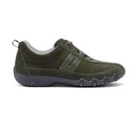 Hotter Women's Wide Fit 'Leanne II' Trainers in Dark Olive | Size: 8 Hotter Dark Olive 8