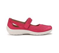 Hotter Women's Wide Fit 'Quake II' Classic Mary Janes in Bright Pink | Size: 5.5 Hotter Bright Pink 5.5