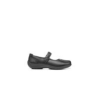 Hotter Women's Shake II Mary Janes Shoes Black Wide 6.5