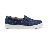 Hotter Women's Wide Fit 'Tara' Deck Shoes in Dark Blue | Size: 4.5 Hotter Dark Blue 4.5