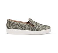 Hotter Women's Wide Fit 'Tara' Slip-On Trainers in Khaki | Size: 8 Hotter Khaki 8