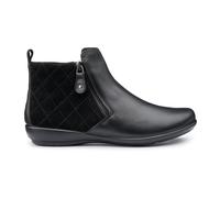 Hotter Women's 'Winchester' Quilted Boots in Black | Size: 6 Hotter Black 6