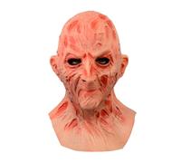 HOTTERCOS Halloween Scary Devil Mask, Creepy Full head Latex Zombie Mask For Cosplay Party Costume