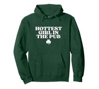 Hottest Girl In The Pub Funny St Patricks Day Drinking Pullover Hoodie