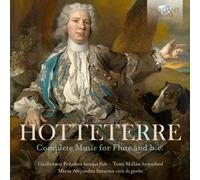 HOTTETERRE: COMPLETE MUSIC FOR FLUTE AND BC - PENALVER/MILLAN/SATURNO 2 CD NEW