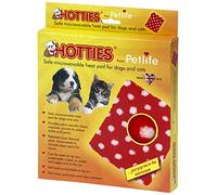 Hottie Petlife Microwavable Pet Warmer With Red & White Polka Dot Cover