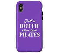 Hotties Do Pilates Hot Girls Go Pilates is My Happy Gym Hour Case for iPhone X/XS
