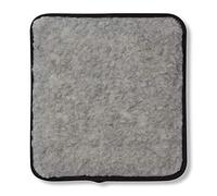 Hotties Micro Hottie - Microwave Hot Water Bottle - Lambswool Fleece - Grey