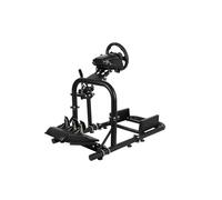 HOTTOBY Stability Upgrade Sim Racing Cockpit Multi-level Adjustment Fit for Logitech/Thrustmaster G29,G920,G923,G27&T300RS Shift Lever Platform Area Increased,No Seat,Steering Wheel,Pedal,Handbrake