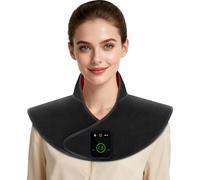 Hottoerak Red Light Pad, 660&850nm Infrared Lamp with 3 Modes & 10/20/30 Min Timer, Soft Crystal Super Material, 5000mAh Battery, Cordless Infrared Light Wrap for Neck and Shoulders