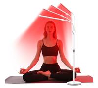 Hottoerak Red Lights, 180LEDs 660nm&850nm&940nm Infrared Light, Adjustable Height & Adjustable Gooseneck & Timer, Red Light Lamp for Home, Office